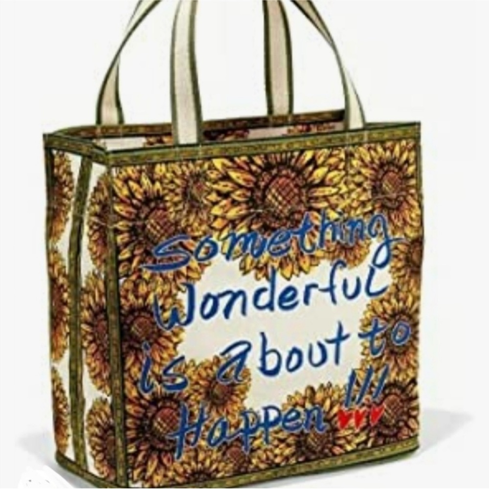 Sunflower Heart Love Tote Bag - Picture 2 of 12